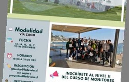 TODAVÍA ESTÁS A TIEMPO: INSCRÍBETE EN EL CURSO DE MONITORES FEDEVELA NIVEL II