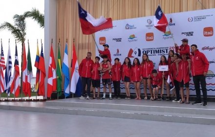 CHILE, 3º POR EQUIPOS EN SUDAMERICANO DE OPTIMIST